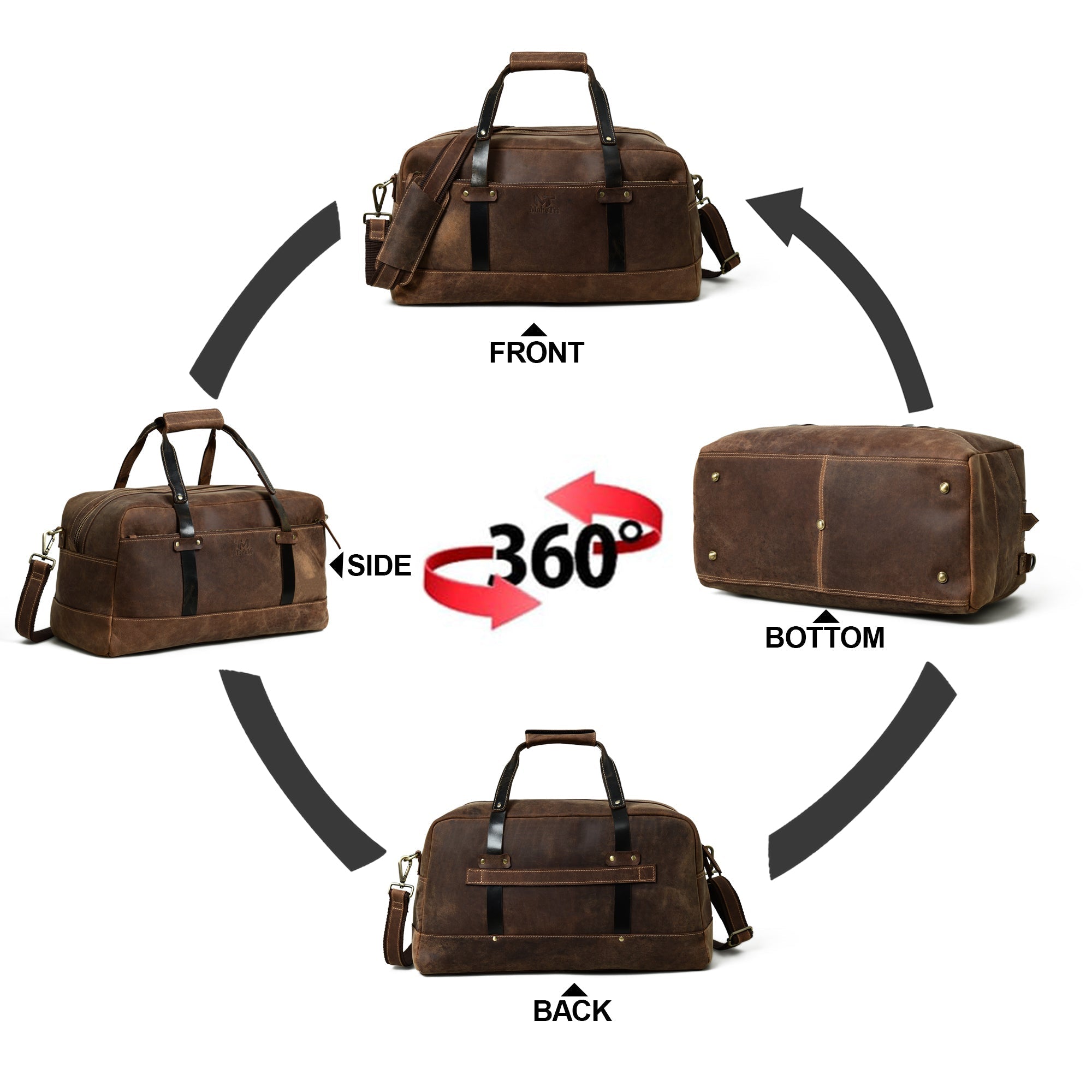 Espresso Elegance Carry on Duffle - Che Cose Belle