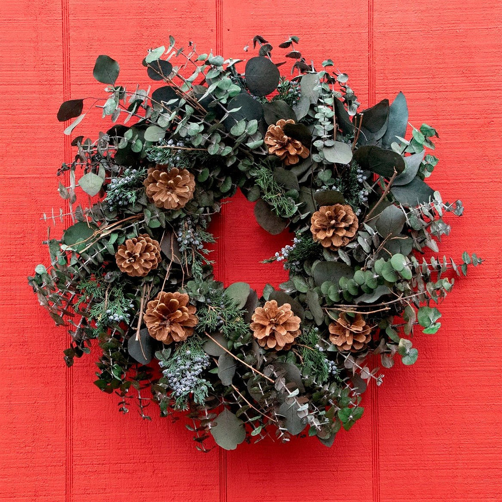 Eucalyptus Juniper & Pinecone Wreath - Che Cose Belle