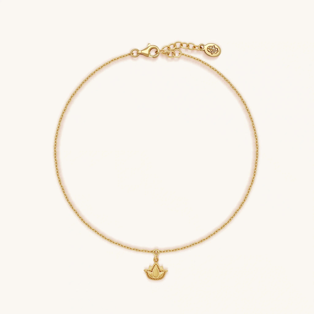 Euphoric Spirit Lotus Anklet - Che Cose Belle