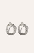 Eva Hoop Earrings - Sterling Silver - Che Cose Belle