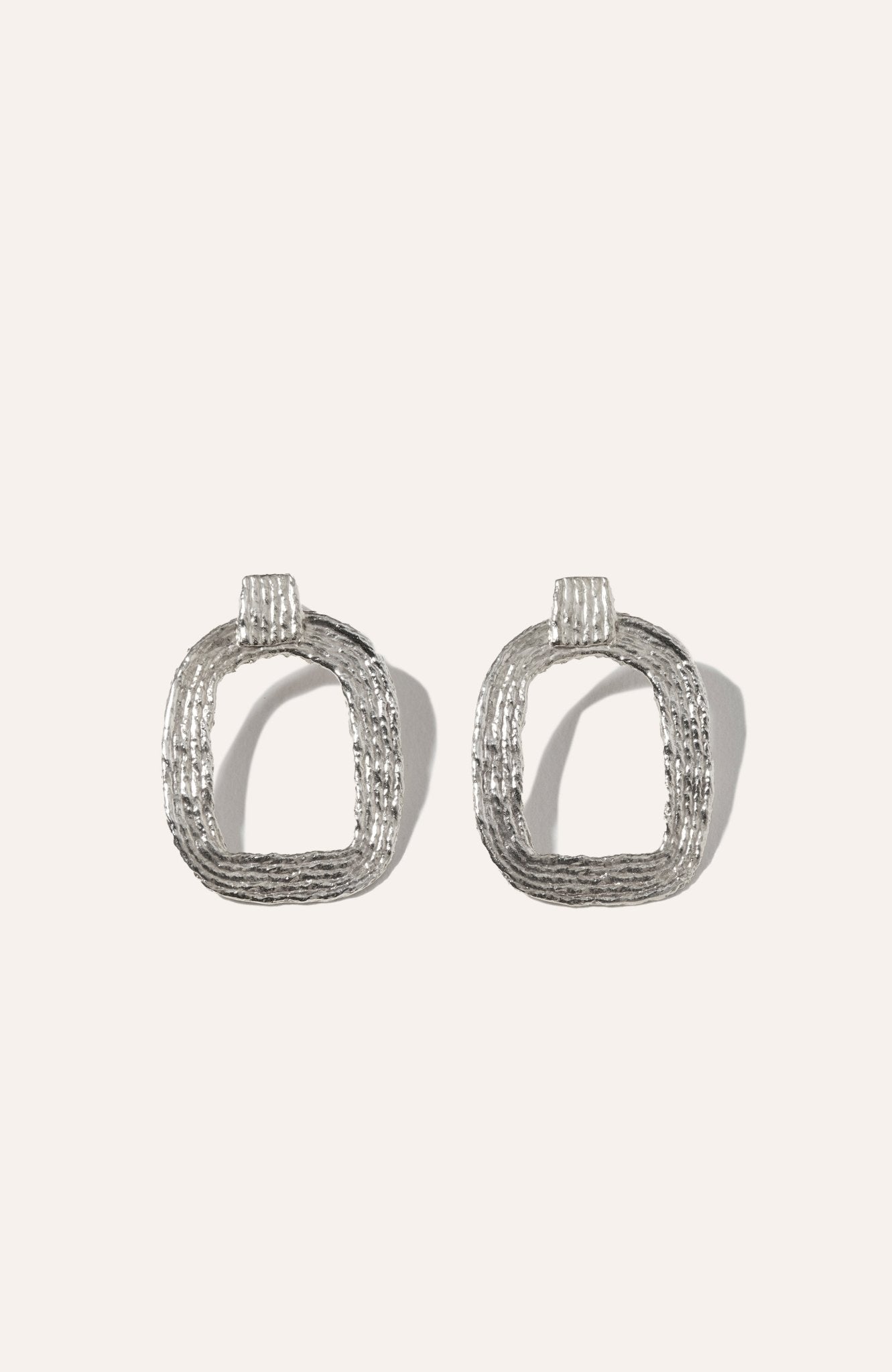 Eva Hoop Earrings - Sterling Silver - Che Cose Belle
