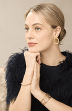 Eva Hoop Earrings - Sterling Silver - Che Cose Belle