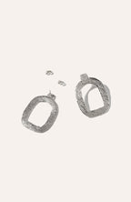 Eva Hoop Earrings - Sterling Silver - Che Cose Belle