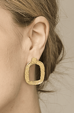 Eva Hoop Earrings - Sterling Silver - Che Cose Belle