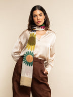 Evelina (yellow) - Soft and lightweight Italian scarf from premium wool - Che Cose Belle
