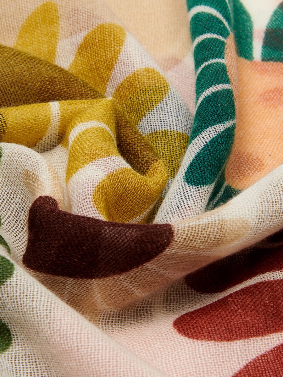 Evelina (yellow) - Soft and lightweight Italian scarf from premium wool - Che Cose Belle