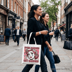 Even Baddies Get Saddies Tote Bag, Retro Crying Girl Pop Art for Stylish and Emotional Women - Che Cose Belle