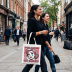 Even Baddies Get Saddies Tote Bag, Retro Crying Girl Pop Art for Stylish and Emotional Women - Che Cose Belle