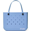 Everyday Extra Large EVA Tote – Carolina on My Mind Blue | Waterproof, Lightweight, Sandproof Oversized Carryall - Che Cose Belle