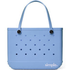 Everyday Extra Large EVA Tote – Carolina on My Mind Blue | Waterproof, Lightweight, Sandproof Oversized Carryall - Che Cose Belle