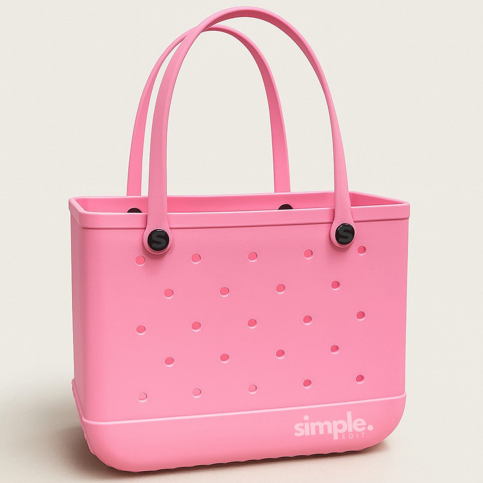 Everyday Extra Large EVA Tote – Pink Lemonade | Waterproof, Lightweight, Sandproof All-Purpose Bag - Che Cose Belle