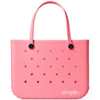Everyday Extra Large EVA Tote – Pink Lemonade | Waterproof, Lightweight, Sandproof All-Purpose Bag - Che Cose Belle