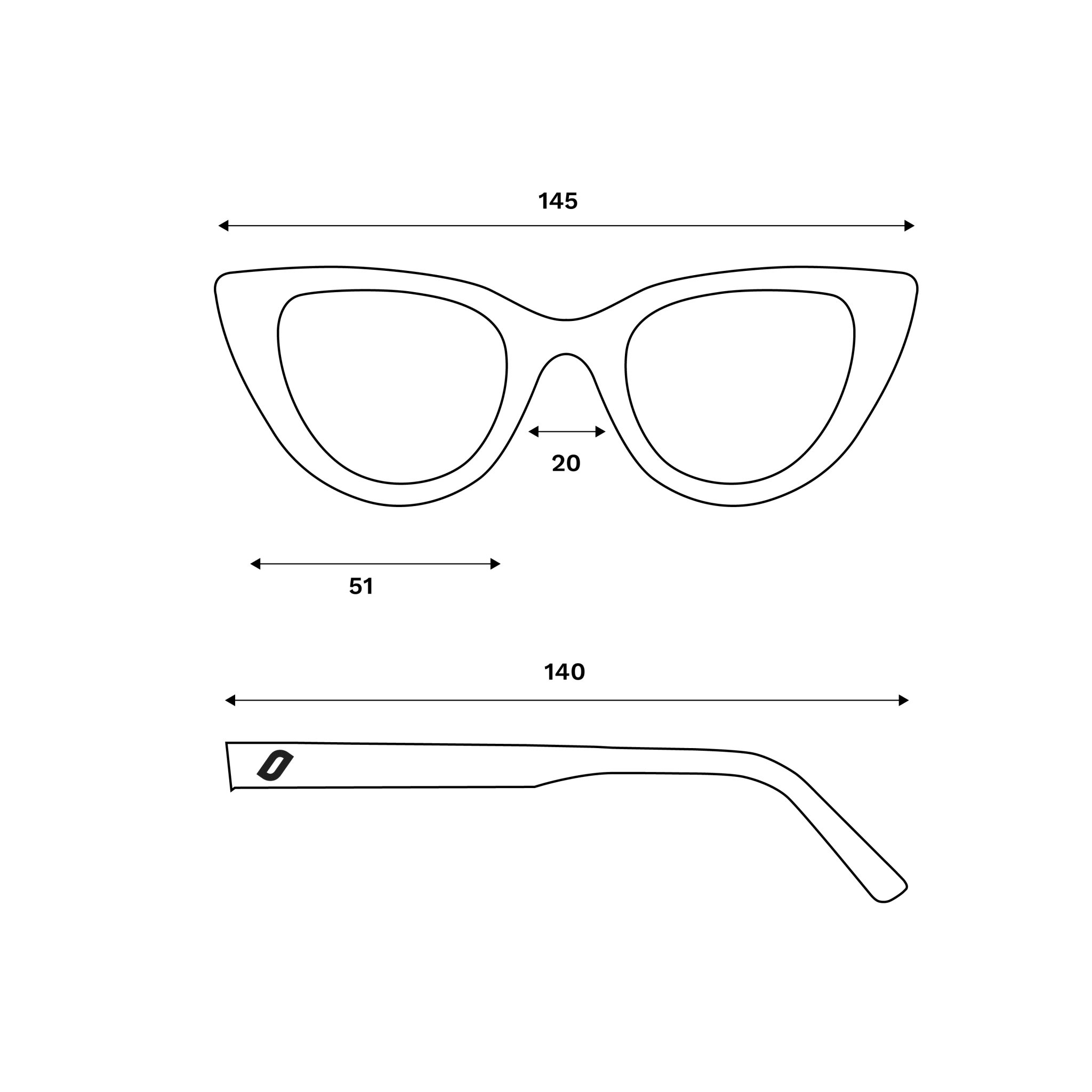 Evora - Womens Bio Acetate Sunglasses - Che Cose Belle