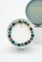 Ewa Beaded Green Agate Bracelet - Che Cose Belle