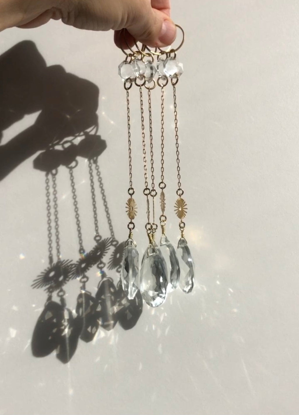 Eye Am Car Sun Catcher with Vintage Glass Crystals - Che Cose Belle