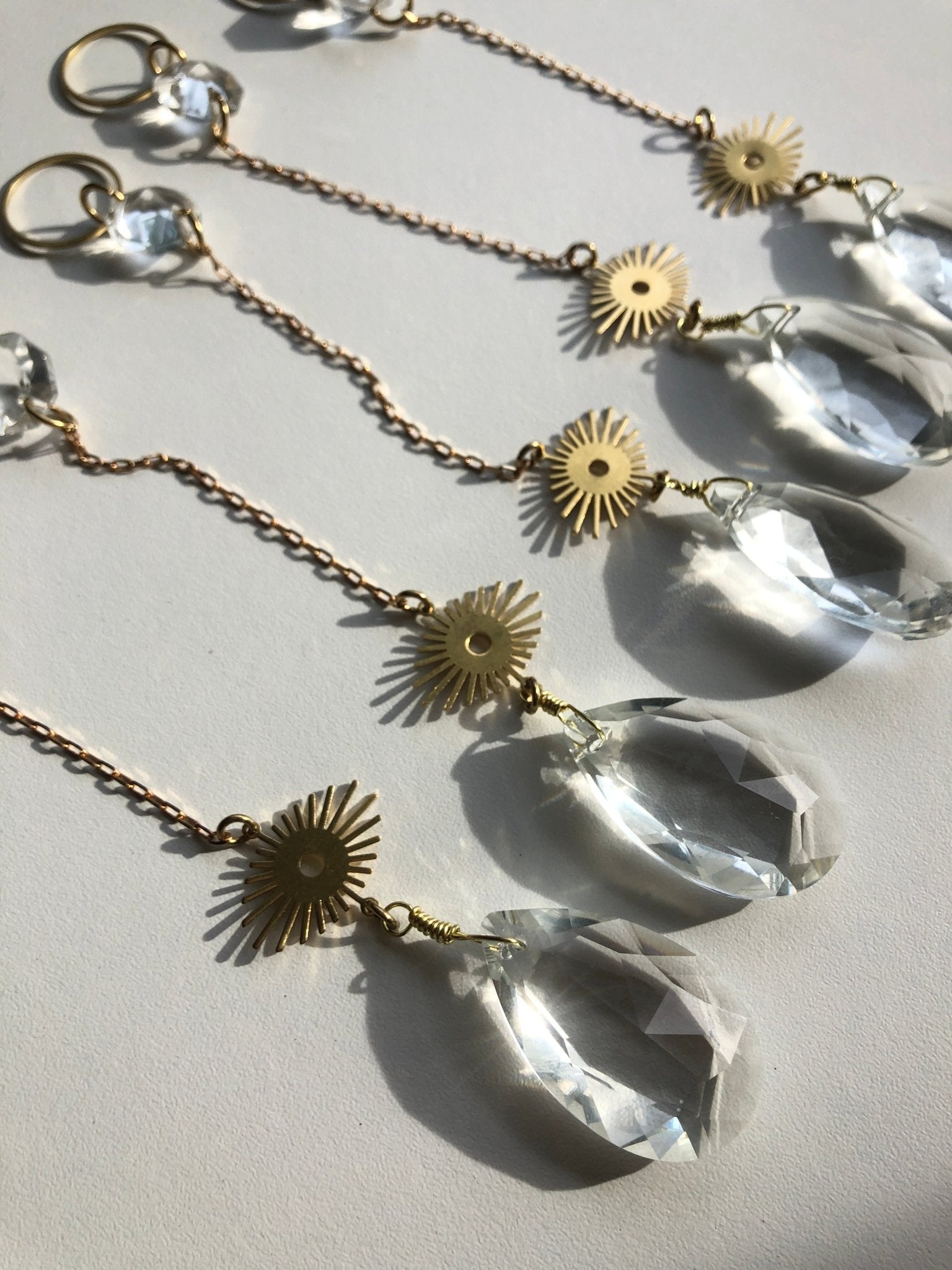 Eye Am Car Sun Catcher with Vintage Glass Crystals - Che Cose Belle