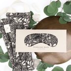 Eye Mask + Neck Wrap Bundle - Mystical Mushroom - Che Cose Belle