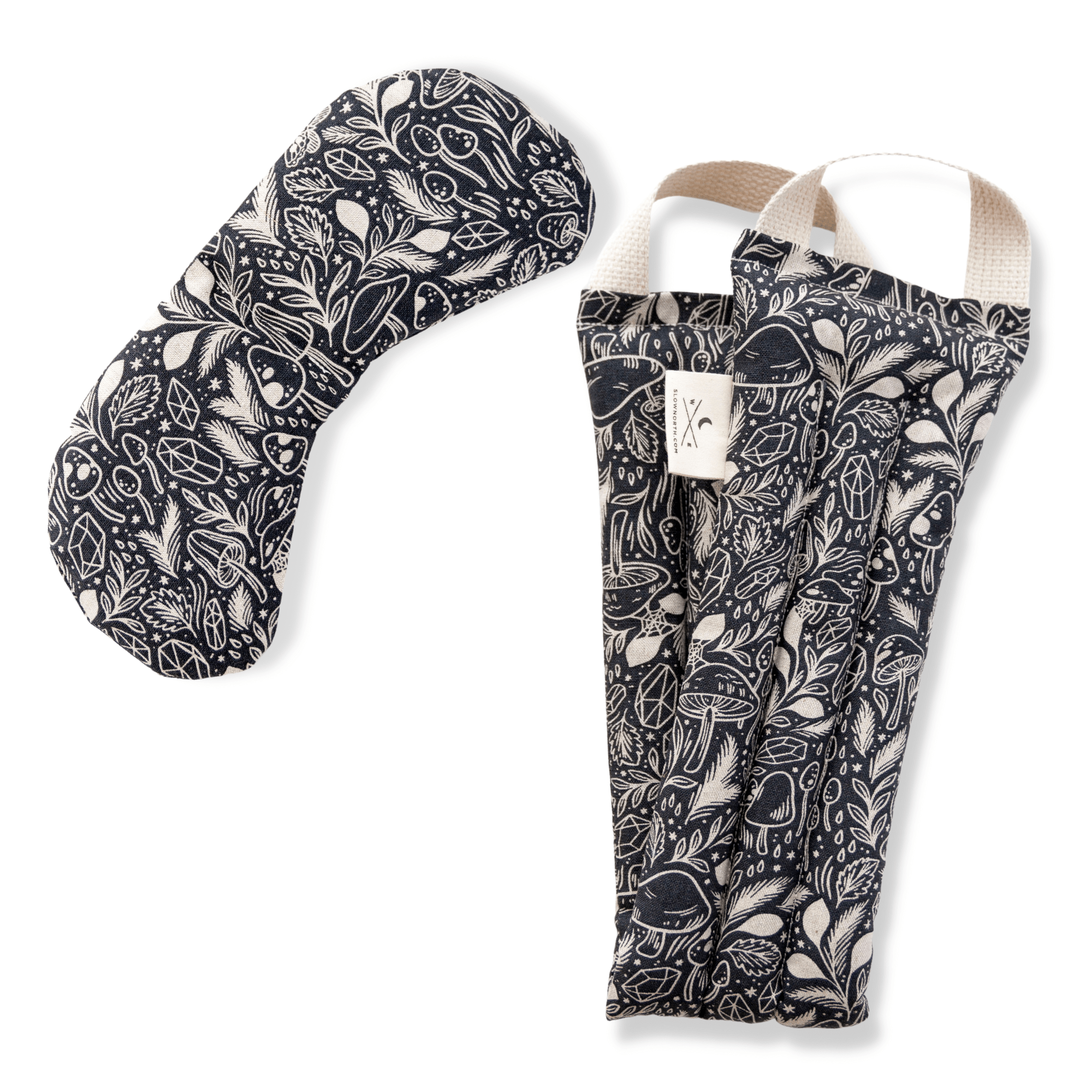 Eye Mask + Neck Wrap Bundle - Mystical Mushroom - Che Cose Belle