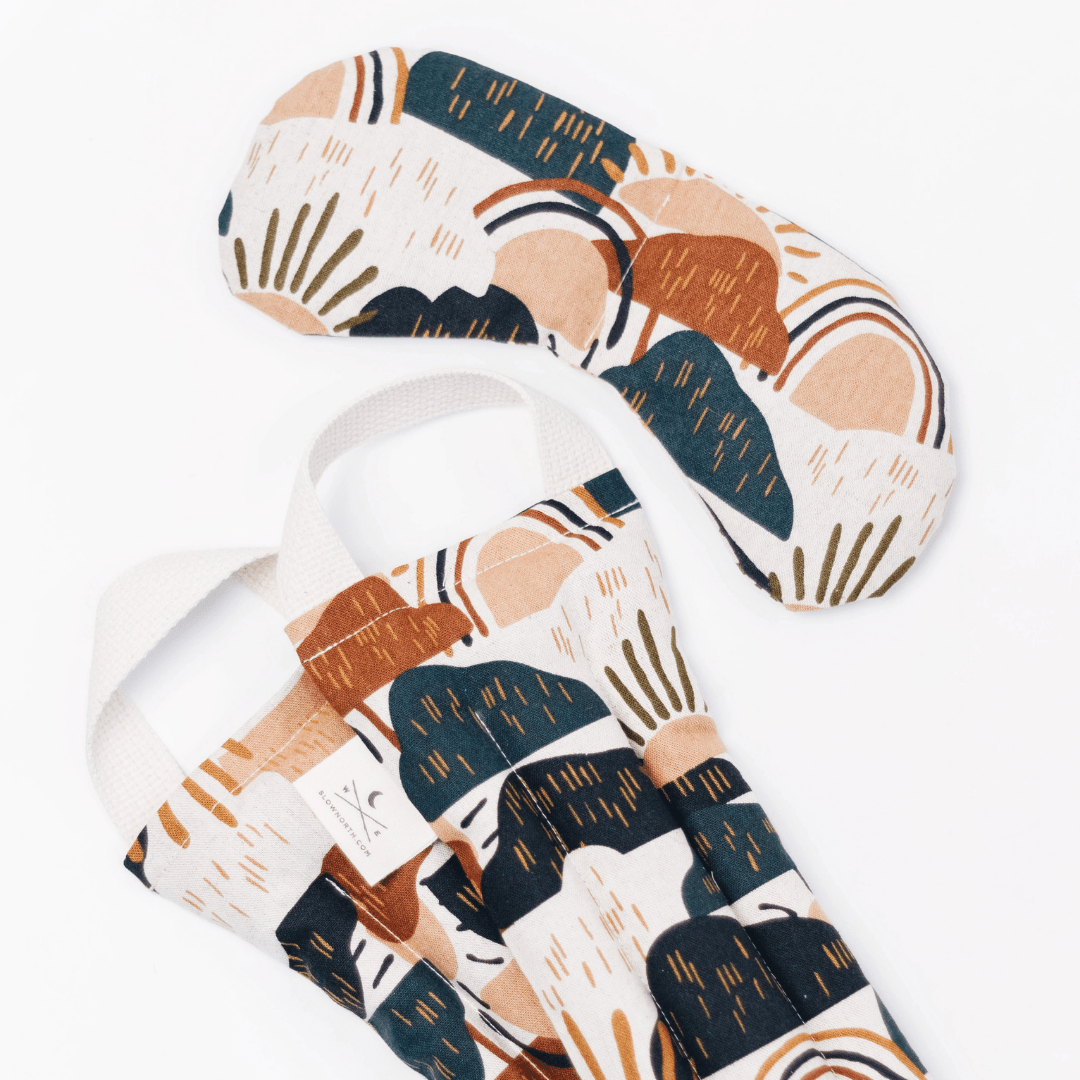 Eye Mask + Neck Wrap Bundle - Rainbow Hill - Che Cose Belle