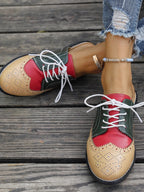 Eyelet Lace Up Slip-Ons - Che Cose Belle