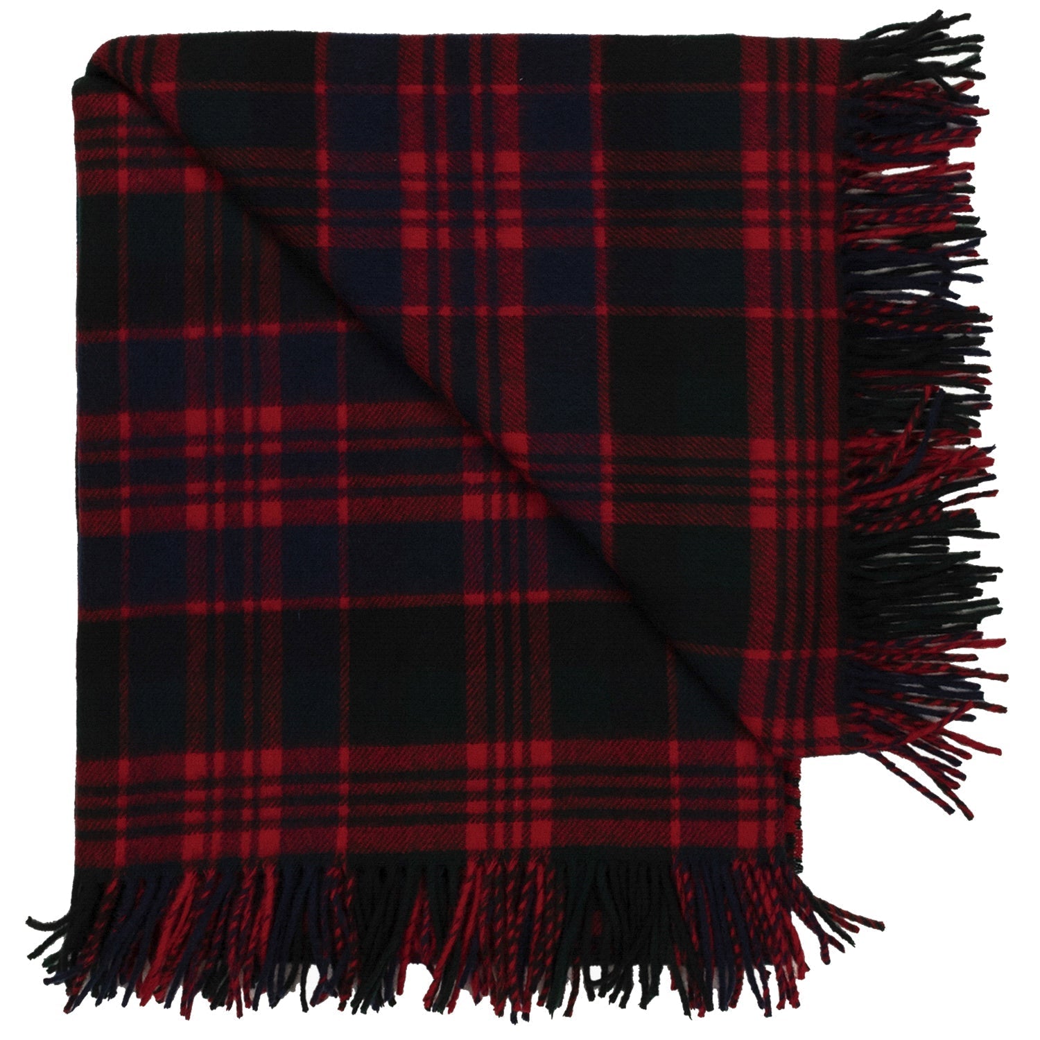 Highland Tartan Tweed Merino Wool Throw - Macdonald