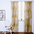 Handmade Curtain, 84-inch Long Cotton Panel - Forest Tree
