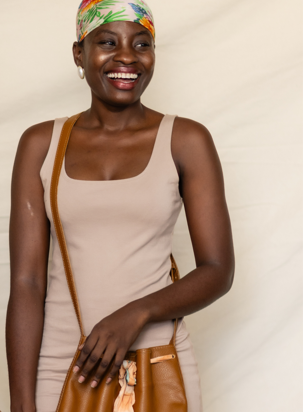 Haitian Scarf Bucket Bag