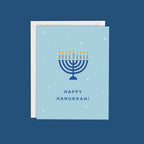 Happy Hanukkak Menorah Card-Boxed Set of 8 Cards