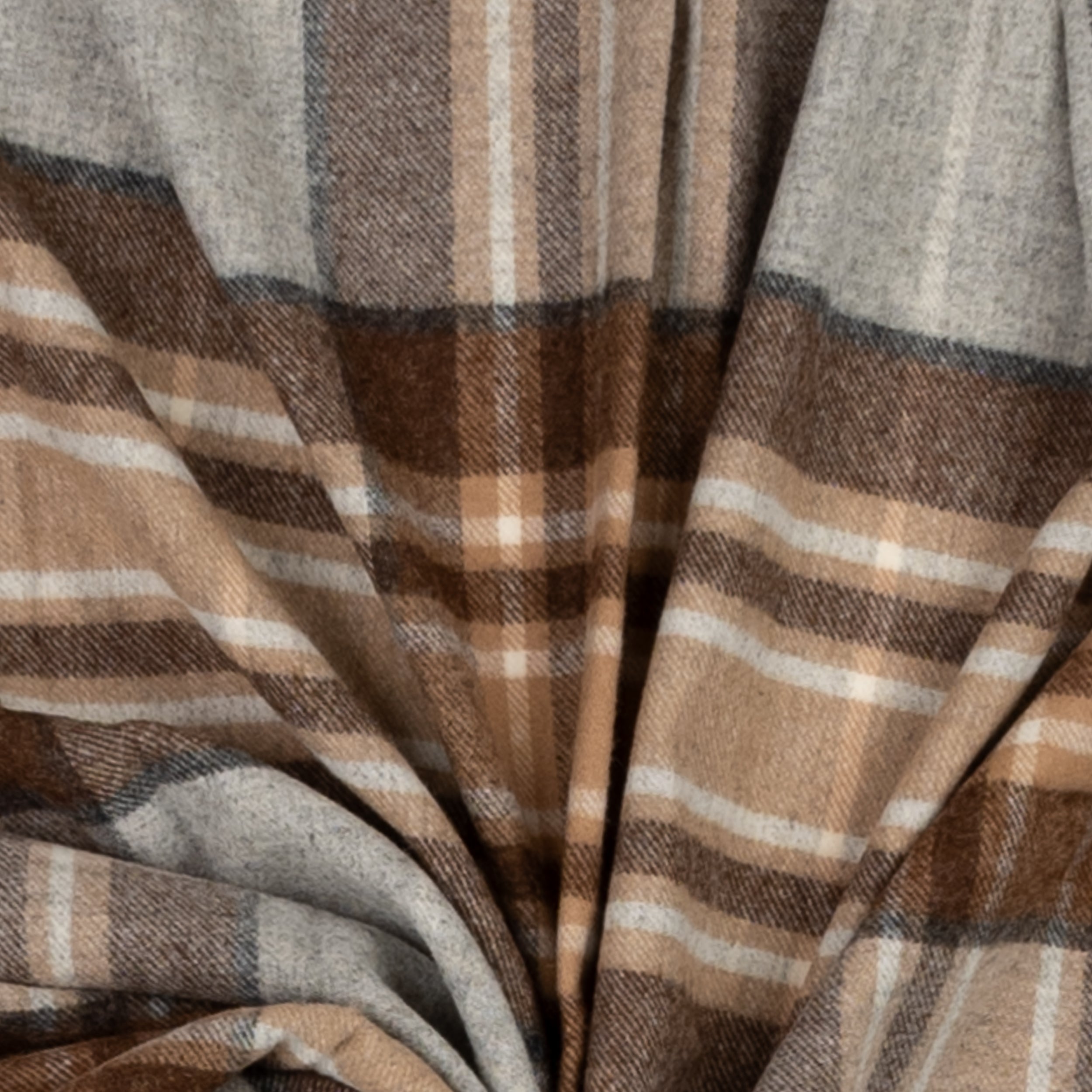 Highland Tweeds Shetland Lambswool Throw - McKellar