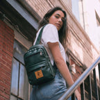 Vegan Leather Crossbody Bag for Women | Umoja Large Sling Bag for Men