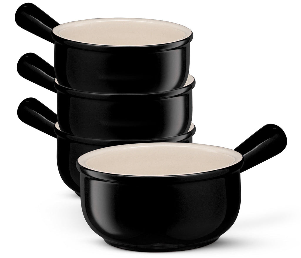 French Onion Soup Crocks, 18 oz, Set of 4