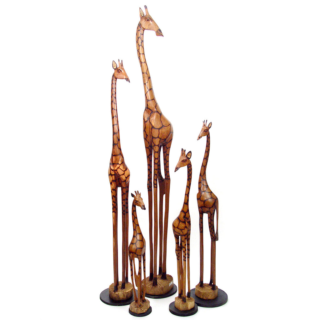 16" Olivewood Giraffe