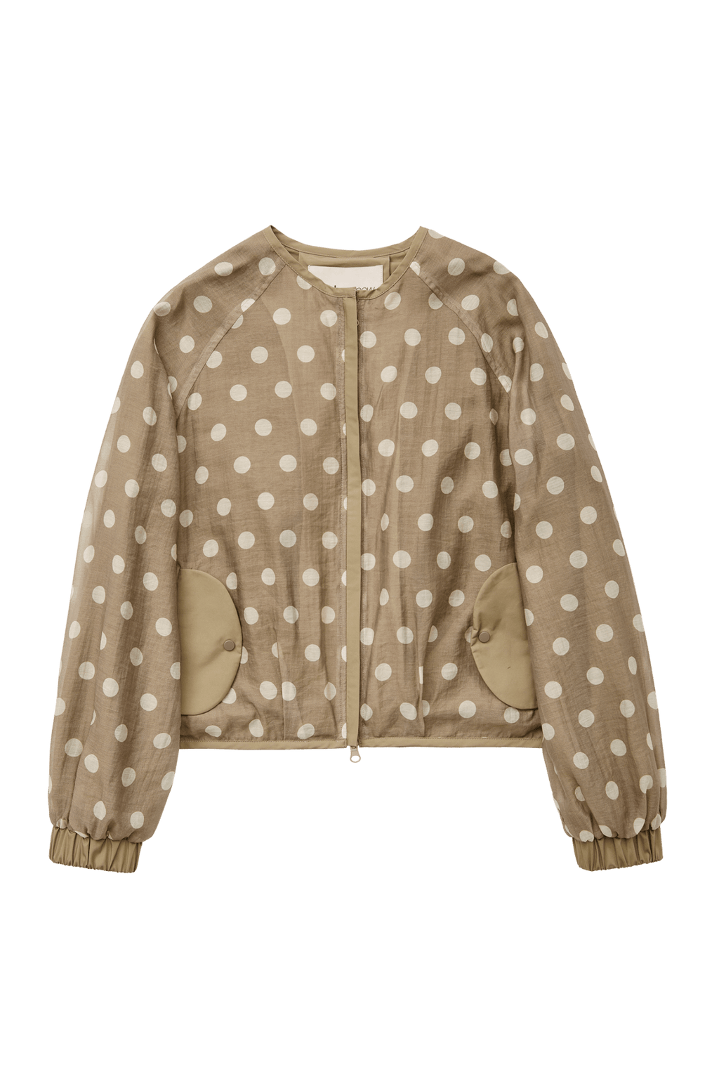 FABIO VOILE JACKET IN CREAM AND MOCHA - Che Cose Belle