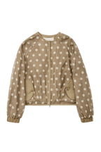 FABIO VOILE JACKET IN CREAM AND MOCHA - Che Cose Belle