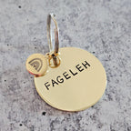 Fageleh Hand Stamped Brass Keychain for LGBTQ - Che Cose Belle