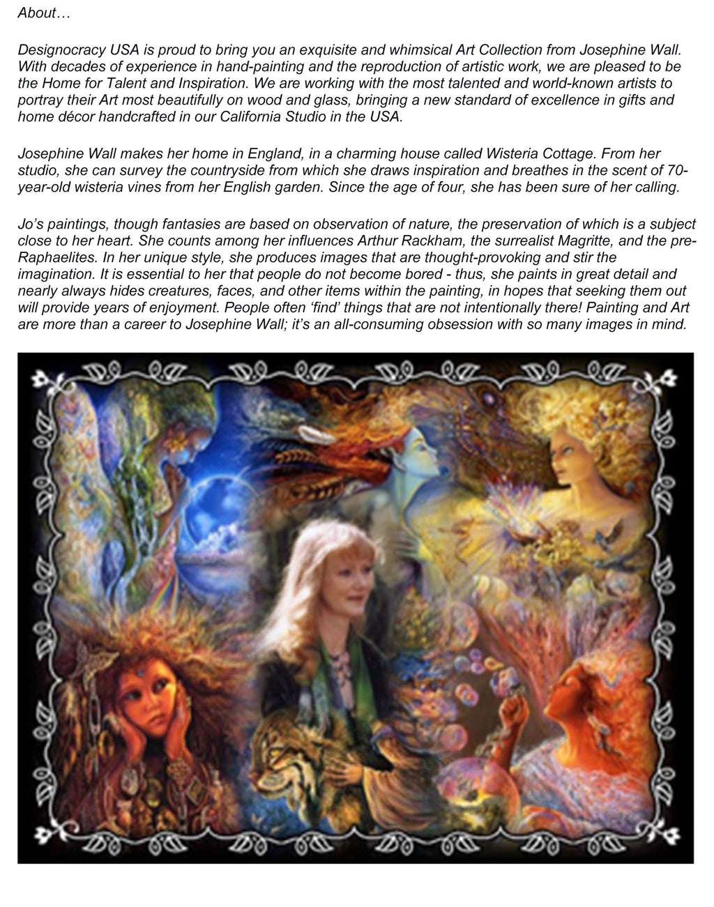 Fairy Holiday Outdoor Yard Sign Josephine Wall - Designocracy - 845619F-JW - Che Cose Belle