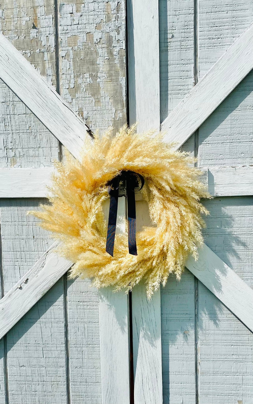 Fall Boho Pampas Wreath - Che Cose Belle