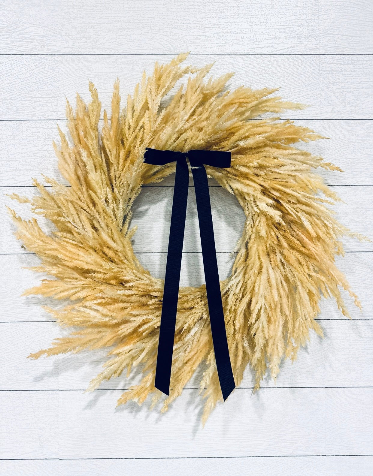 Fall Boho Pampas Wreath - Che Cose Belle