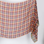 Fall Spice Plaid Scarf - Green Orange - Che Cose Belle