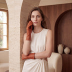 FC04 (cognac) - Women's Italian cashmere lined leather gloves - Che Cose Belle