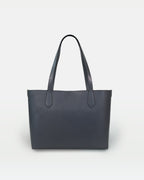 Elba medium size structured tote in vegetable-tanned leather