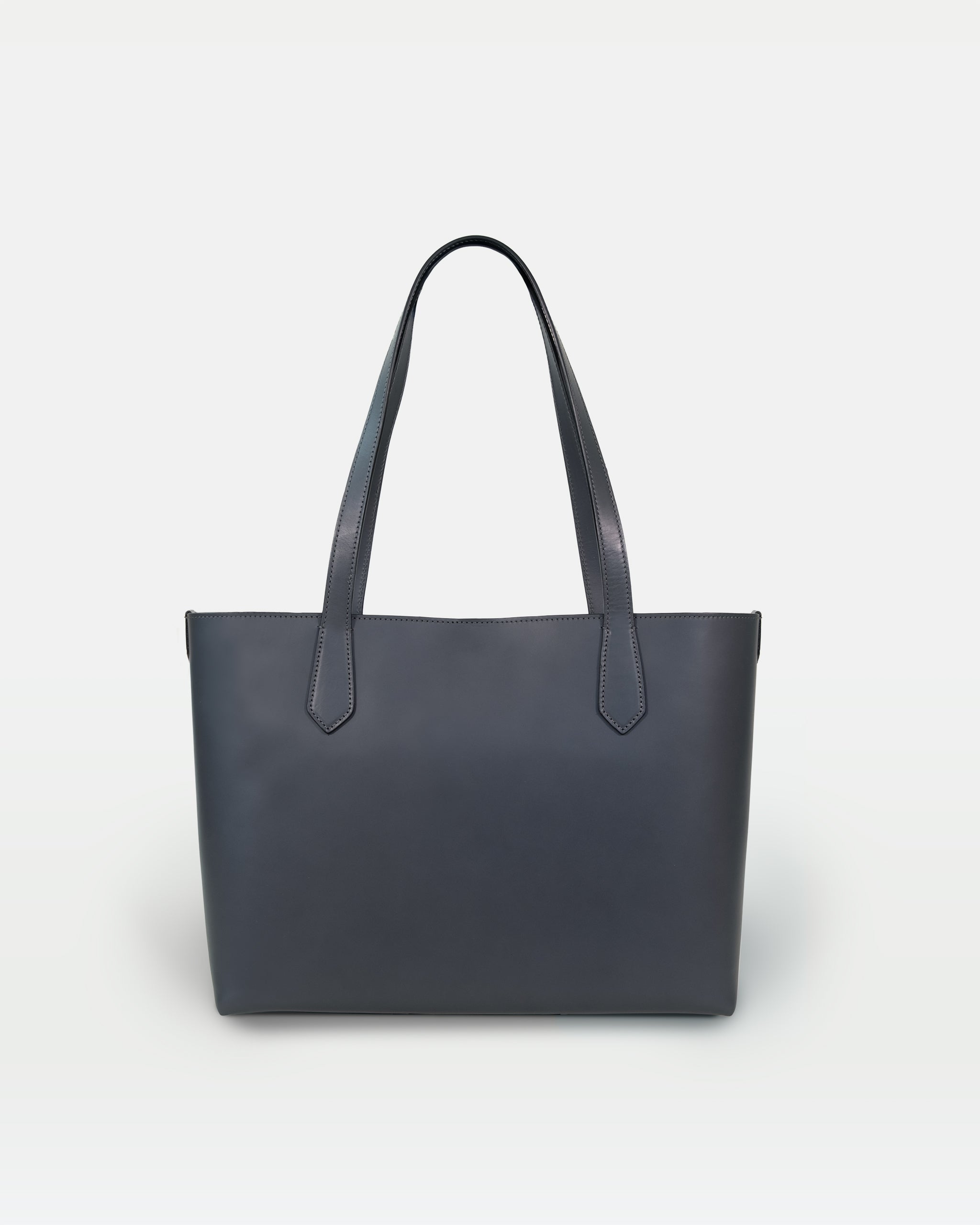 Elba medium size structured tote in vegetable-tanned leather