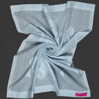 Southampton Home Lace Weave Bunny Baby Blanket ~ Blue ~