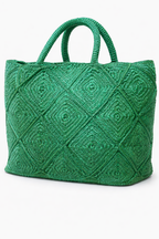 Nico Raffia Tote Bag