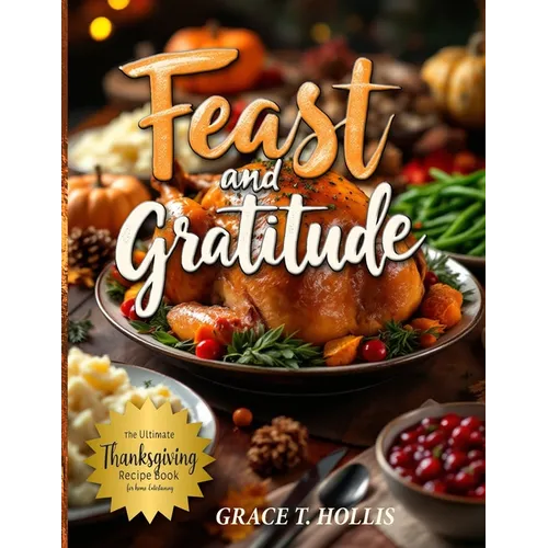 Feast and Gratitude: Classic Recipe Book for Thanksgiving, Easy Holiday Dinner Party Ideas, and Must-Haves for Hosting a Memorable Feast - Paperback - Che Cose Belle