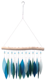 Featherline, Blue Lagoon Sea Glass Wind Chime - Che Cose Belle