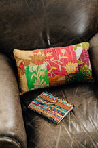 Sari & Leather Travel Journal