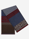 Federico (red/blue) - Warm and soft Italian scarf from wool blend - Che Cose Belle