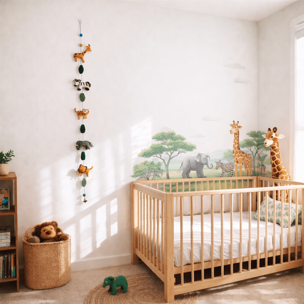 Felt African Safari Animal Garland - Che Cose Belle
