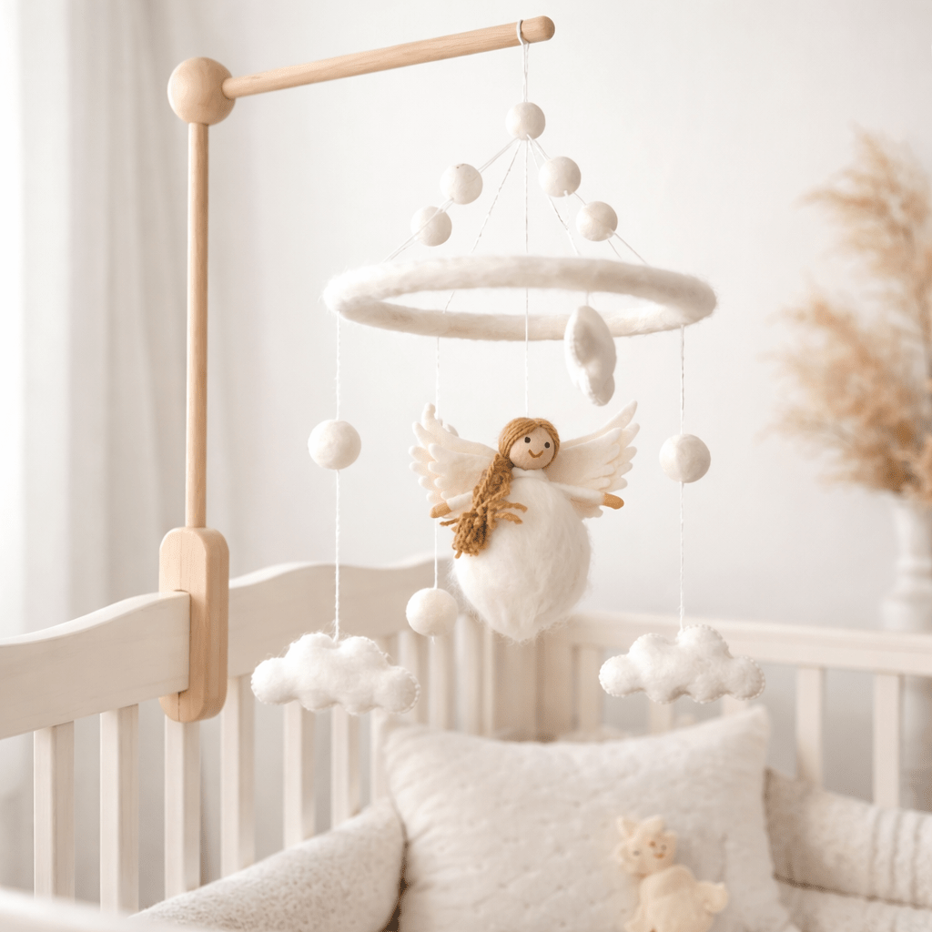 Felt Angel Baby Mobile - Che Cose Belle
